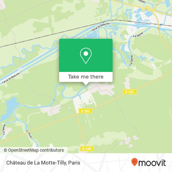 Mapa Château de La Motte-Tilly