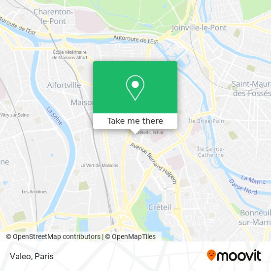 Valeo map