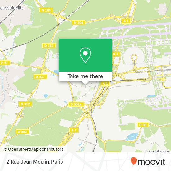 Mapa 2 Rue Jean Moulin