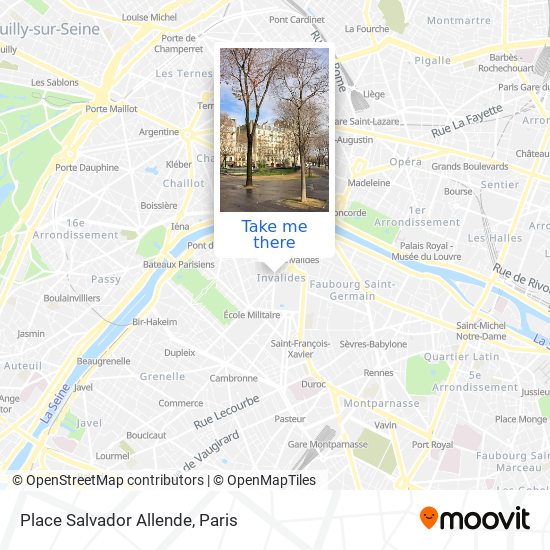Place Salvador Allende map