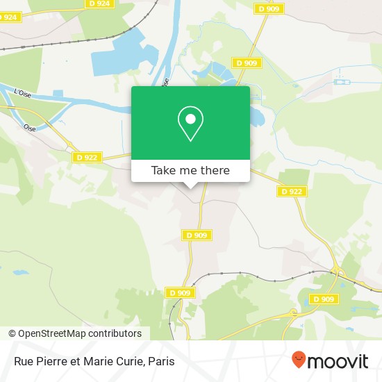Mapa Rue Pierre et Marie Curie