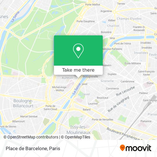 Place de Barcelone map