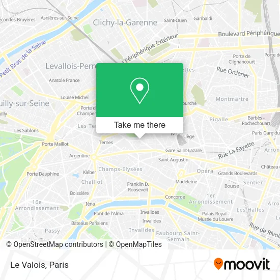 Le Valois map