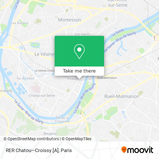 Mapa RER Chatou—Croissy [A]