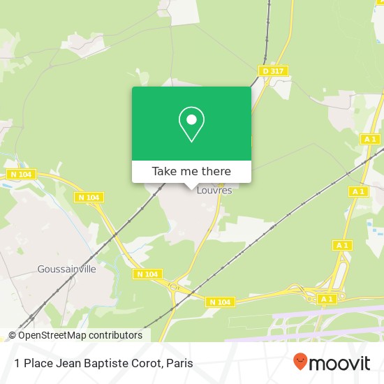 1 Place Jean Baptiste Corot map