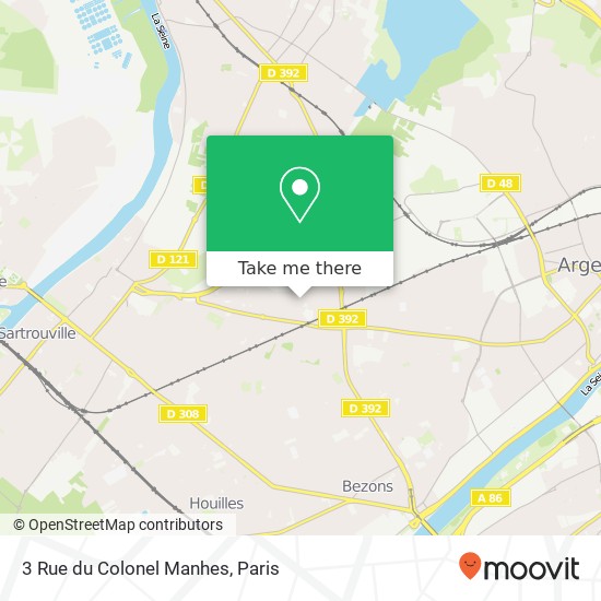 3 Rue du Colonel Manhes map