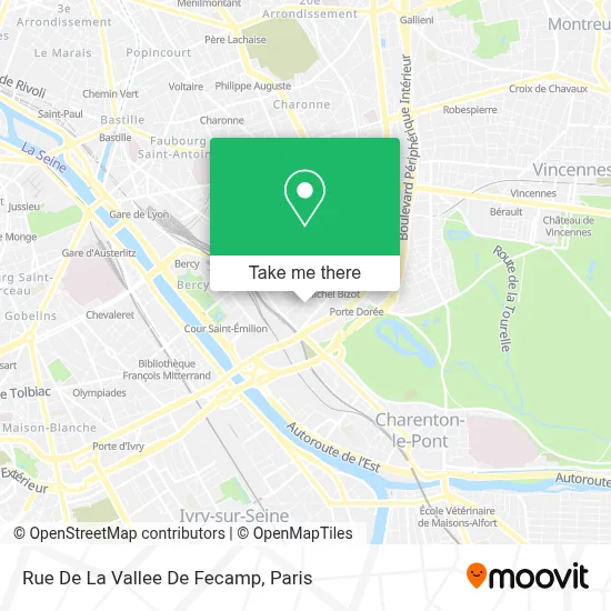 Rue De La Vallee De Fecamp map