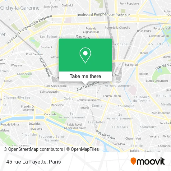 45 rue La Fayette map