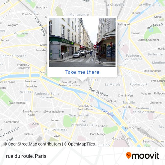 rue du roule map