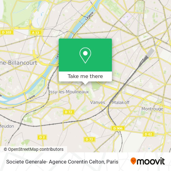 Mapa Societe Generale- Agence Corentin Celton