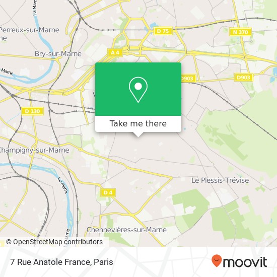 Mapa 7 Rue Anatole France