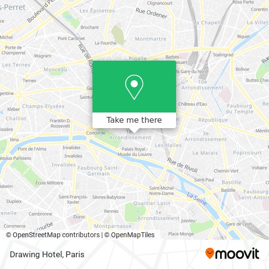Mapa Drawing Hotel