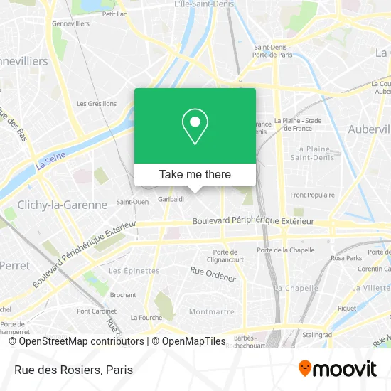 Rue des Rosiers map