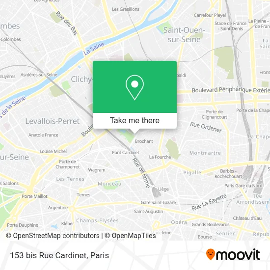 153 bis Rue Cardinet map