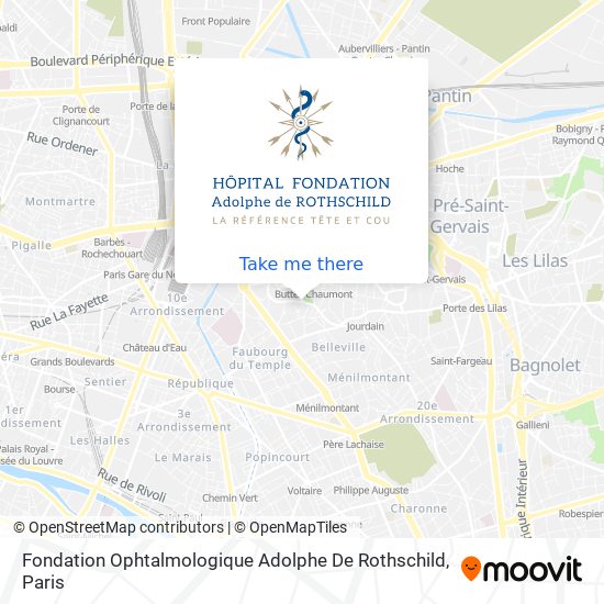 Fondation Ophtalmologique Adolphe De Rothschild map