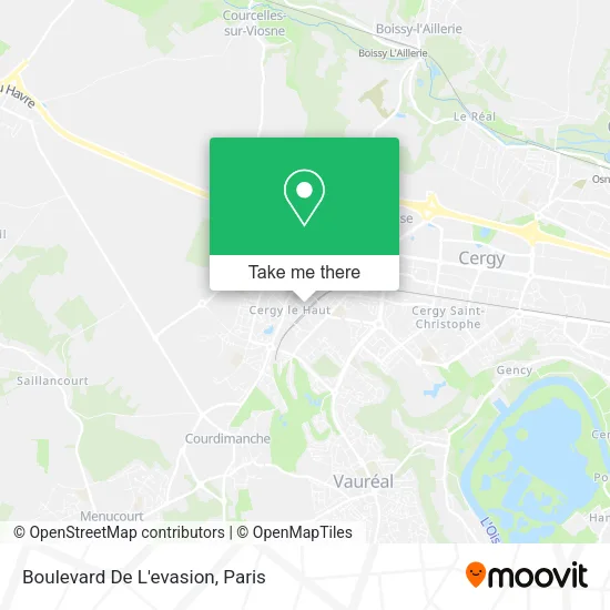 Boulevard De L'evasion map