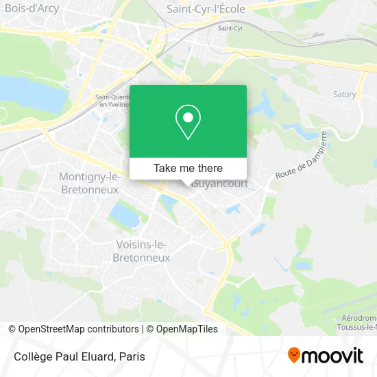 Collège Paul Eluard map