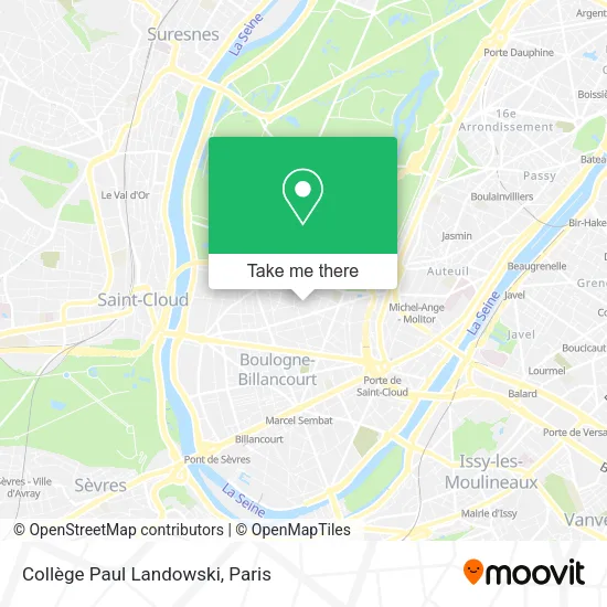Collège Paul Landowski map