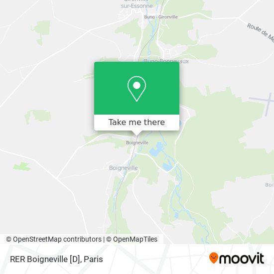 Mapa RER Boigneville [D]