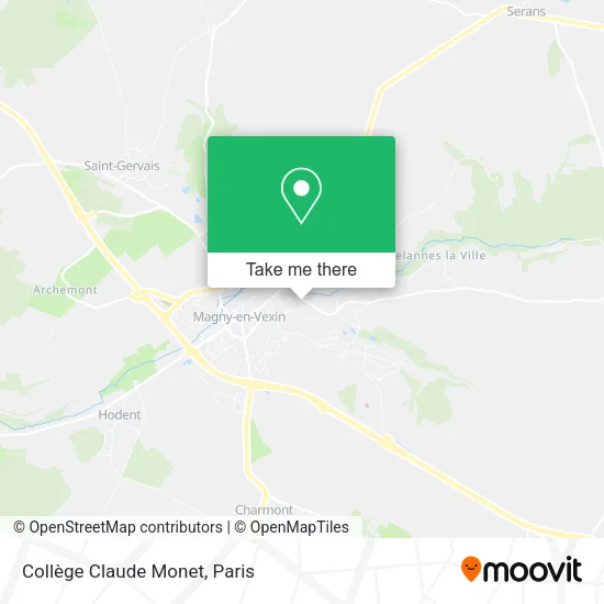Collège Claude Monet map