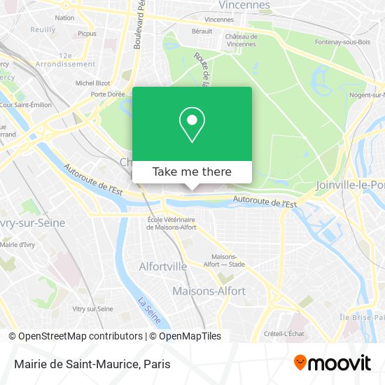 Mapa Mairie de Saint-Maurice