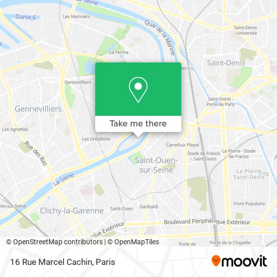 16 Rue Marcel Cachin map