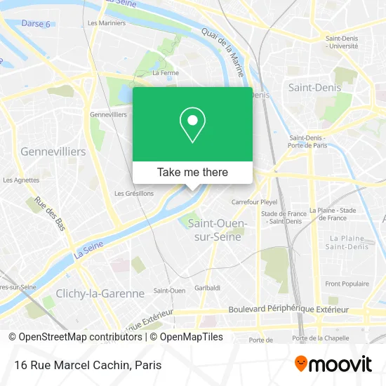16 Rue Marcel Cachin map
