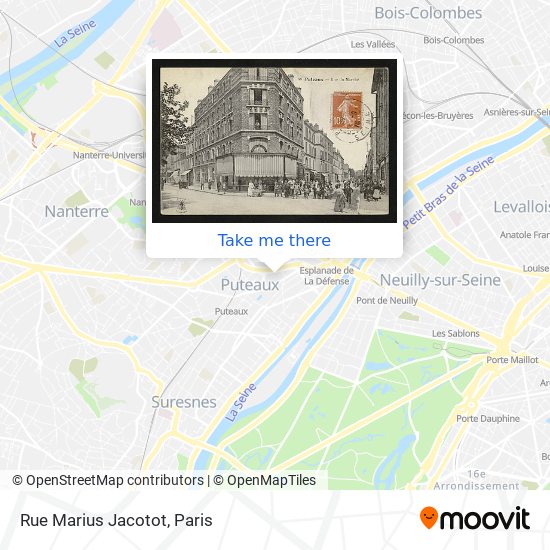 Mapa Rue Marius Jacotot