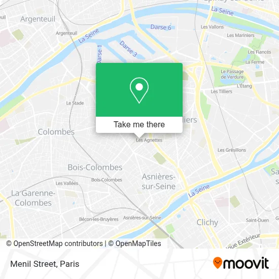Rue du Ménil map