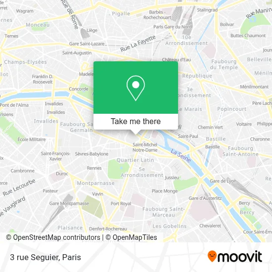 3 rue Seguier map