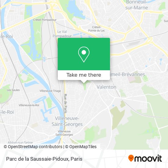 Parc de la Saussaie-Pidoux map