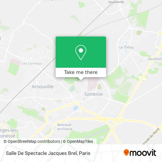 Mapa Salle De Spectacle Jacques Brel