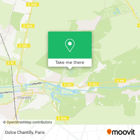 Mapa Dolce Chantilly