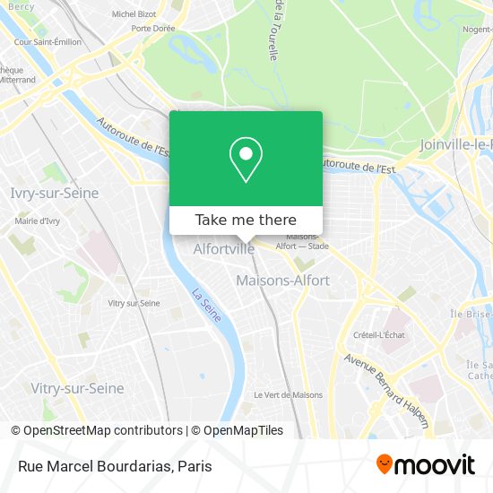 Mapa Rue Marcel Bourdarias