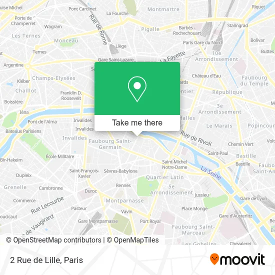 2 Rue de Lille map