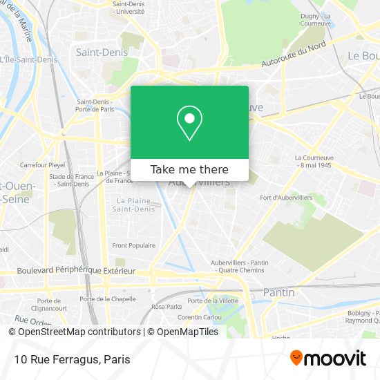 Mapa 10 Rue Ferragus