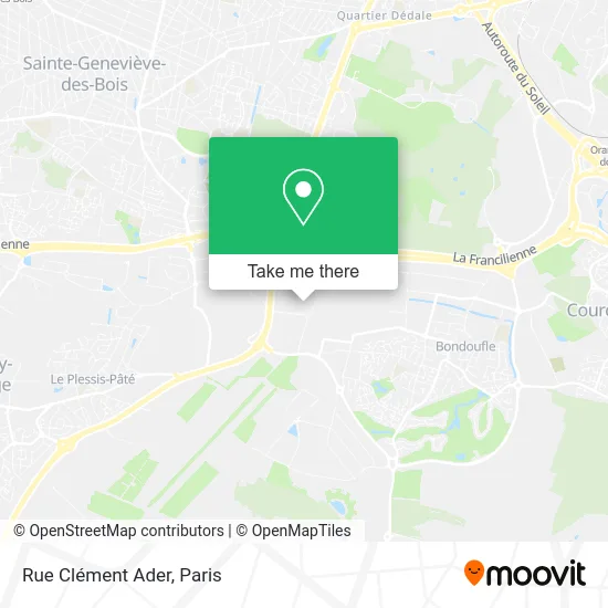 Rue Clément Ader map