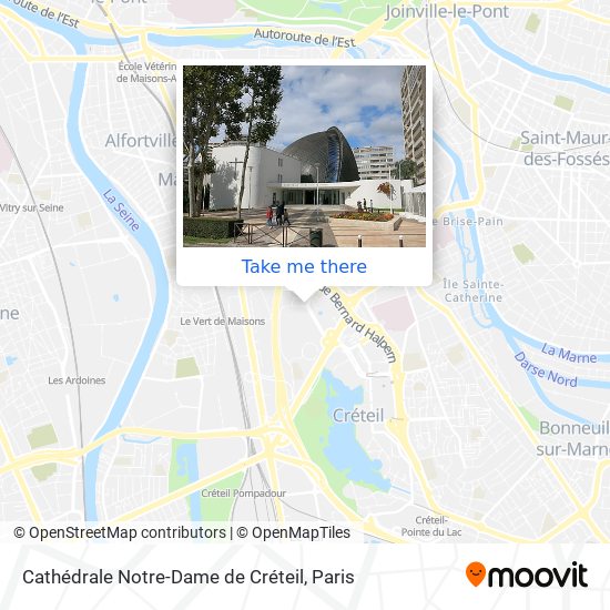 Cathédrale Notre-Dame de Créteil map