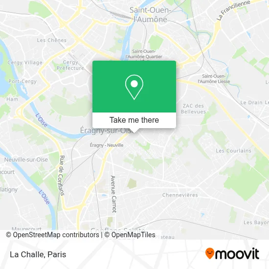 La Challe map