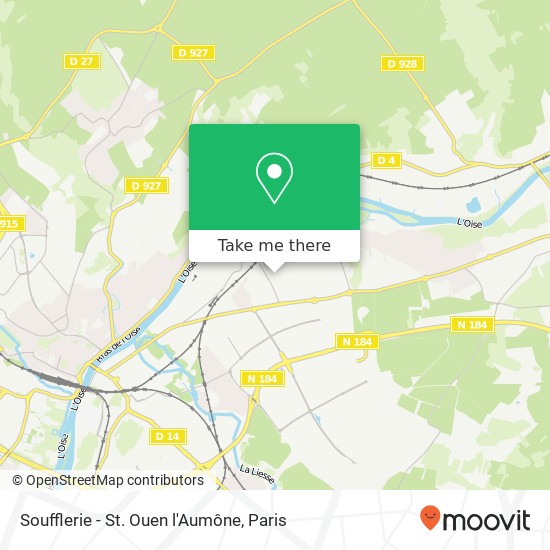 Soufflerie - St. Ouen l'Aumône map