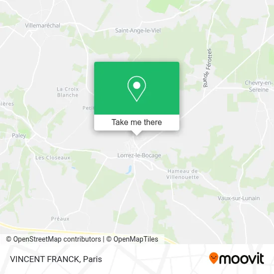 VINCENT FRANCK map