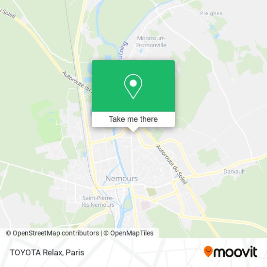 TOYOTA Relax map