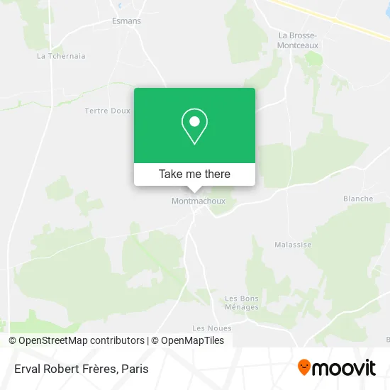 Erval Robert Frères map