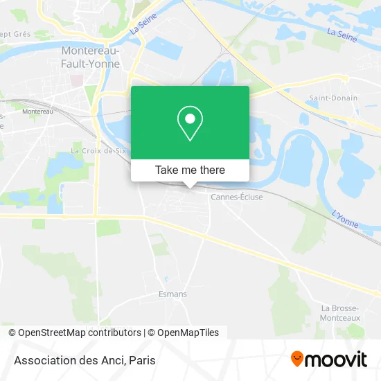 Association des Anci map