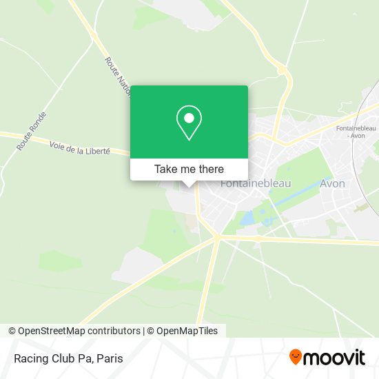 Racing Club Pa map