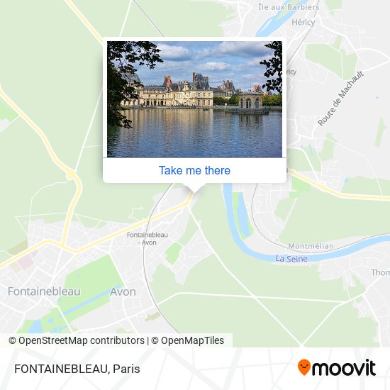 Mapa FONTAINEBLEAU