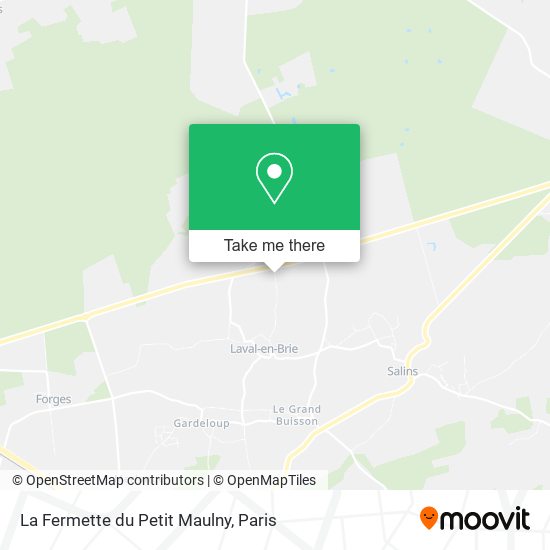 La Fermette du Petit Maulny map