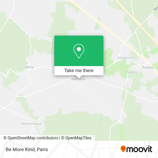 Be More Kind map