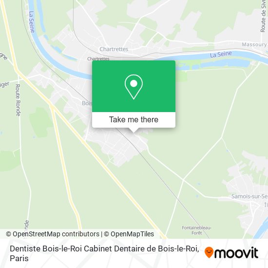 Dentiste Bois-le-Roi Cabinet Dentaire de Bois-le-Roi map