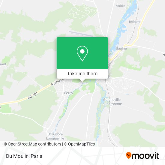 Du Moulin map
